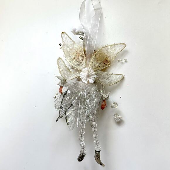 Vintage Whimsical Woodland Fairy Elf Sprite Pixie Christmas Ornament‎ - Picture 5 of 6